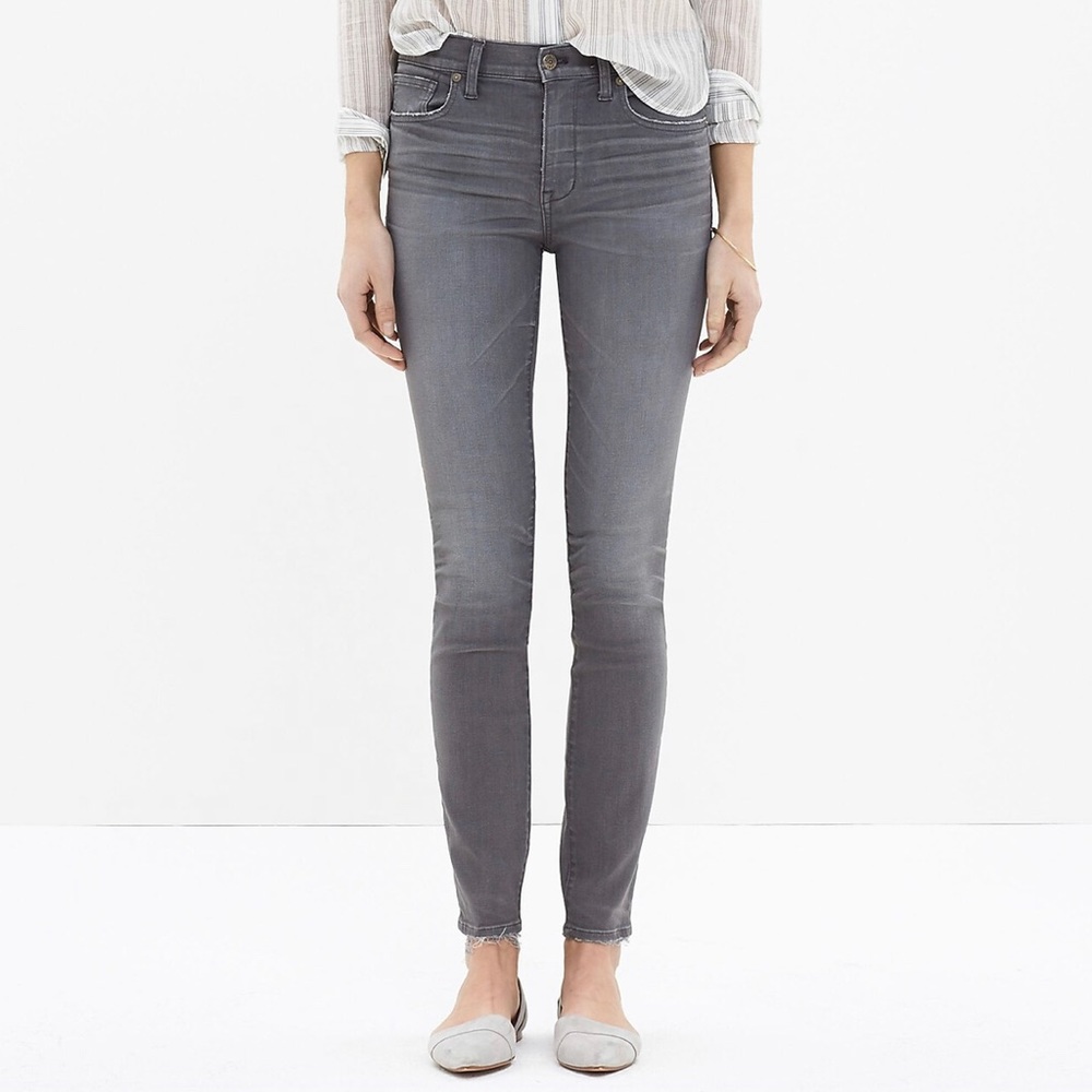 NWT Madewell 9" High-Rise Skinny Jeans in Dusty Wash, Size: UK 30, - Picture 4 of 12
